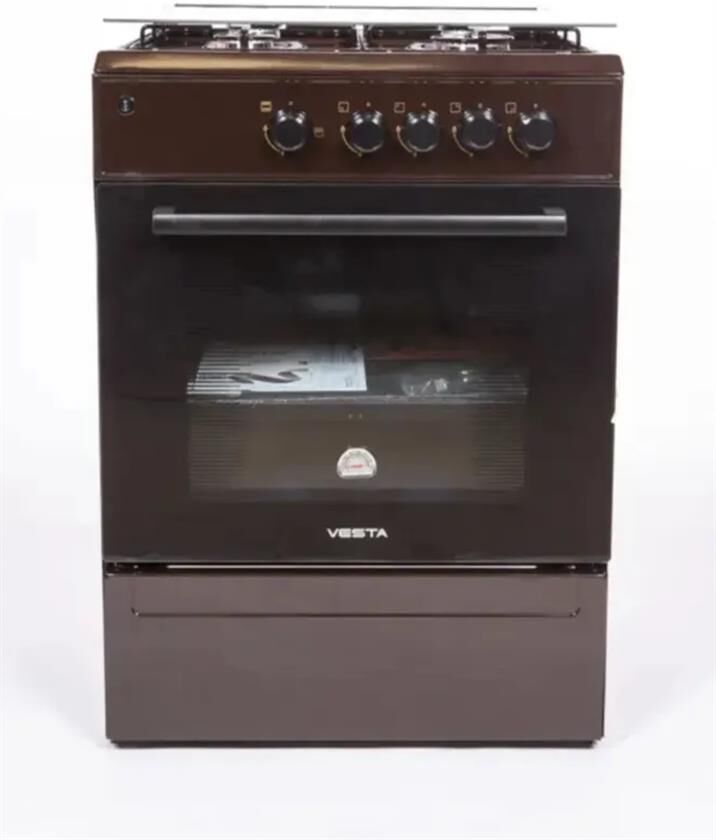Плита газовая VESTA Bergamo VGG 10-G Коричневый ГК