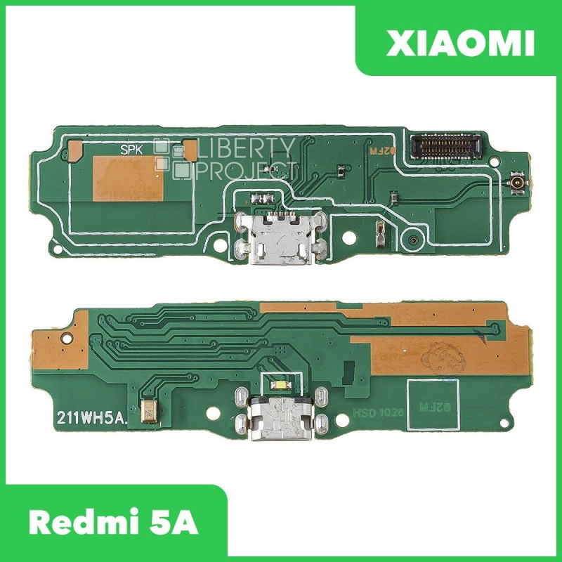 Шлейф/FLC Xiaomi Redmi 5A на системный разъём/микрофон