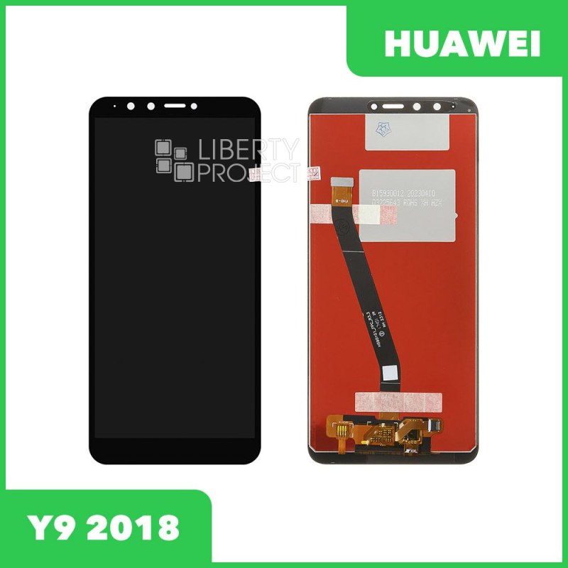 LCD дисплей для Huawei Y9 2018 с тачскрином (черный) 100% OR
