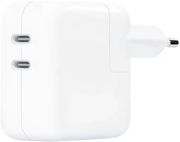 Сетевая зарядка Сетевой адаптер питания Apple 35W Dual Type-C Port Power Adapter EAC
