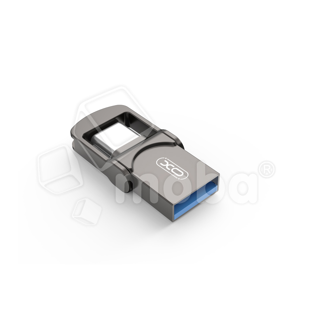 USB-флеш (USB 3.0 + Type-C) 128GB XO DK10 Wise Серебро