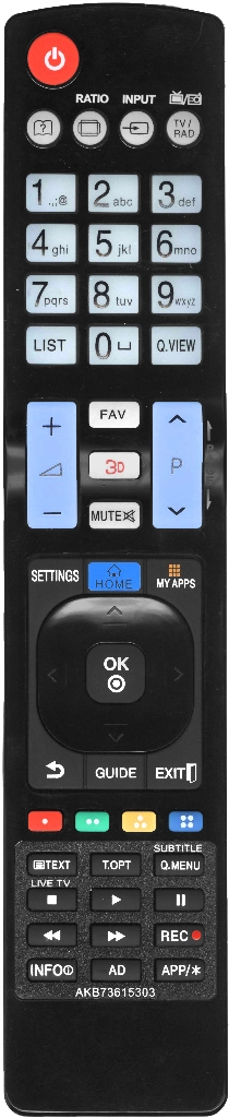 Пульт Huayu AKB73615303 для телевизора LG