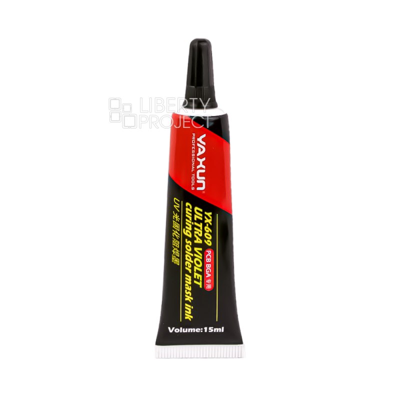 Клей УФ YAXUN YX-609 UV Mask Ink (зеленый, 15 мл.)
