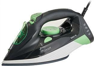 Утюг DELTA LUX DE-3002 black/green