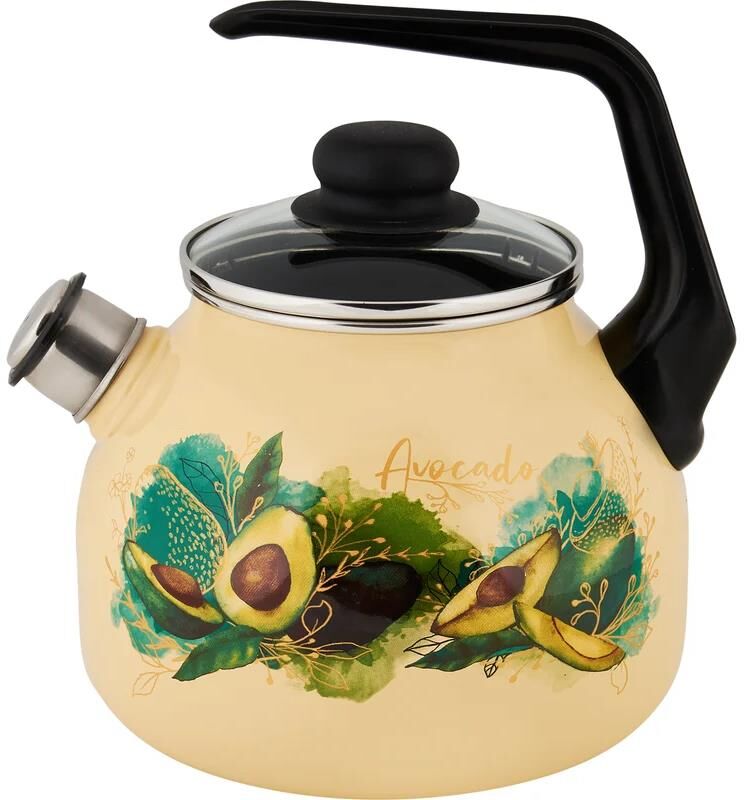 Чайник APPETITE С2717.3П*123 Avocado эмал 3,0л со свистком