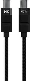 Кабель MORE CHOICE (4620202554987) K87aa 2м USB 3.0A PD60W для Type-C Type-C- 2м , черный