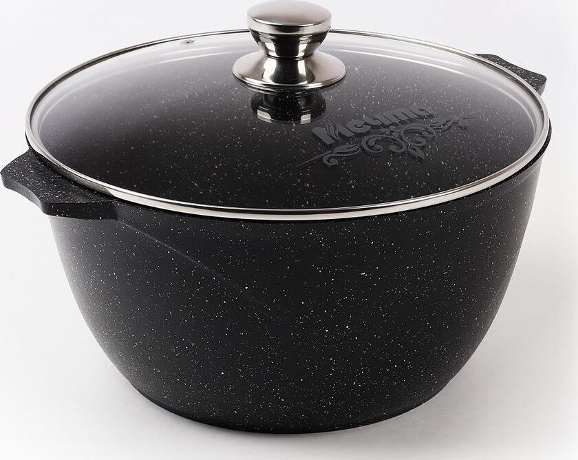 Кастрюля МЕЧТА 43802И Гранит black Induction Pro 3л