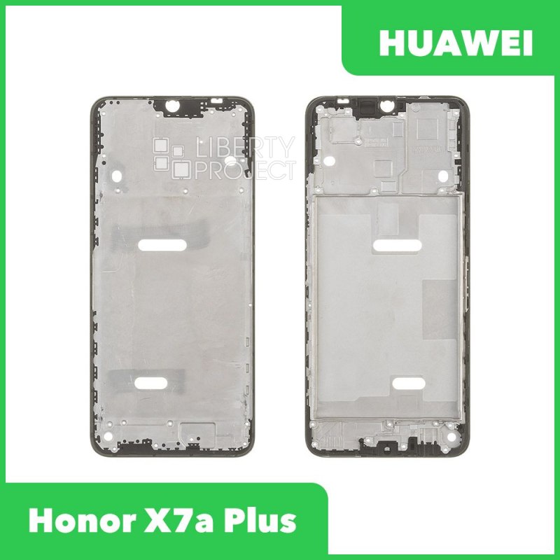 Рамка дисплея для Huawei Honor X7a Plus (черный)