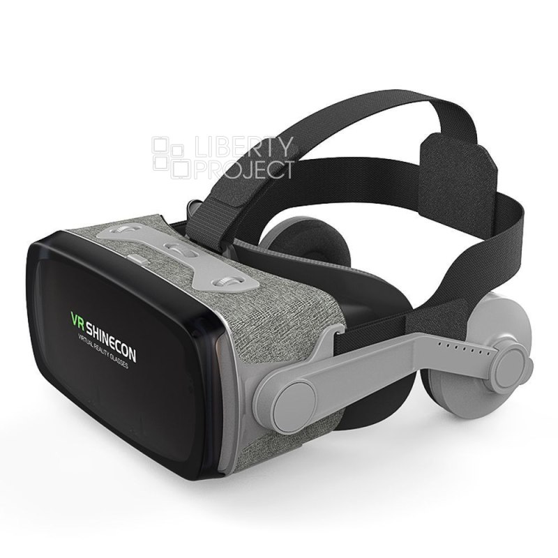 Очки виртуальной реальности VR SHINECON SC-G07E с проводной гарнитурой (черный)