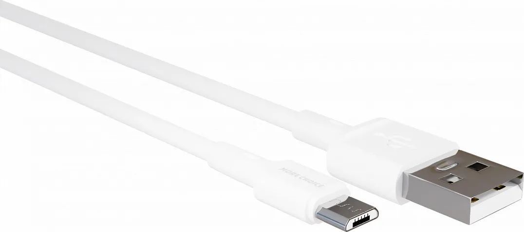 Кабель MORE CHOICE (4627151197265) K14m USB (m)-microUSB (m) 1.0м белый