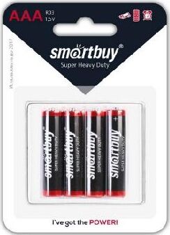 Элементы питания SMARTBUY (SBBZ-3A04B) R03-4BL