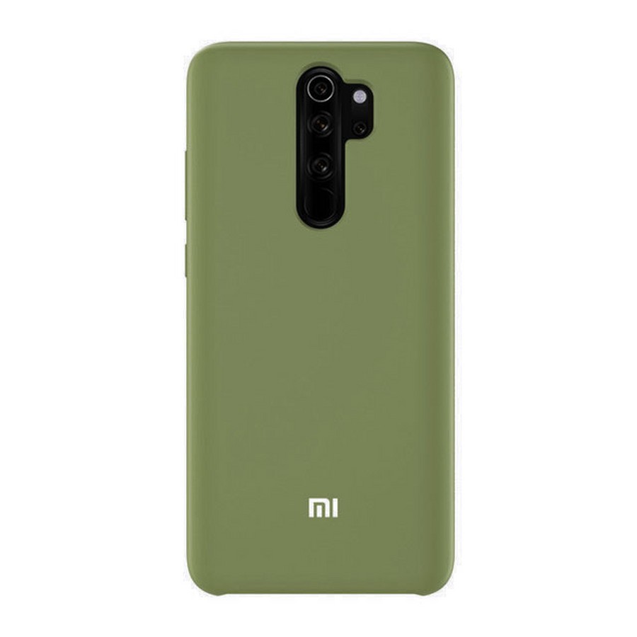Силиконовая накладка Silky soft-touch для Xiaomi Redmi 9 хаки