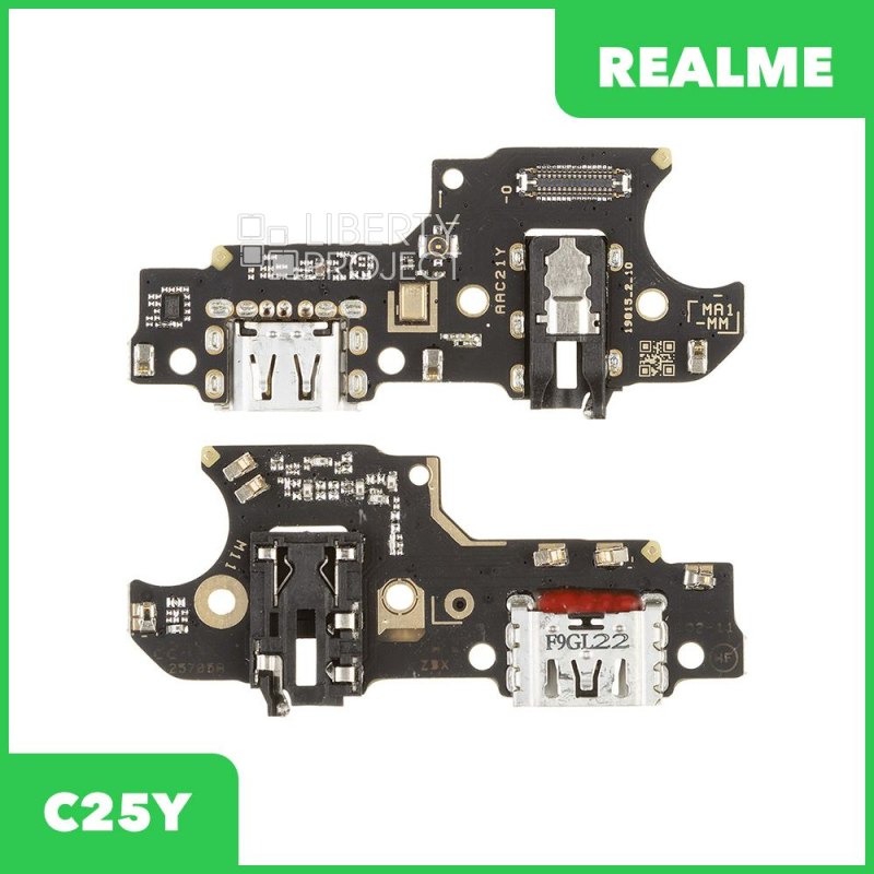 Шлейф/FLC Realme C25Y (RMX3269) на системный разъём/микрофон