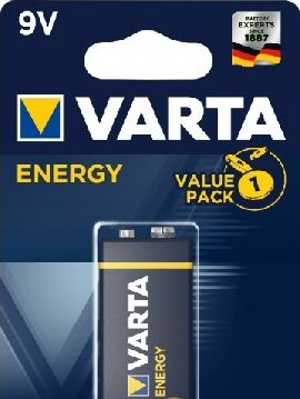 Элементы питания VARTA (04122229411) BL1 6LR61 ENERGY ALKALINE (4122) (6122301401)