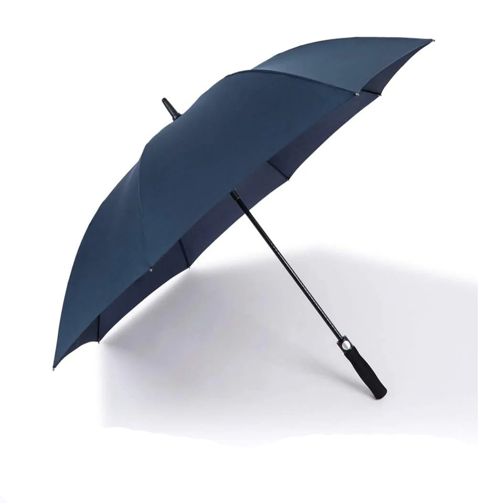 Зонт RiSETIME, Golf Automatic Umbrella, трость с прямой ручкой, автоматический, цвет: темно-синий