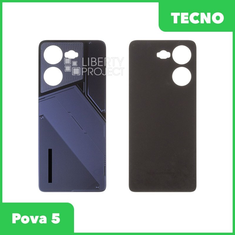Задняя крышка для Tecno Pova 5 (LH7n) (черный)