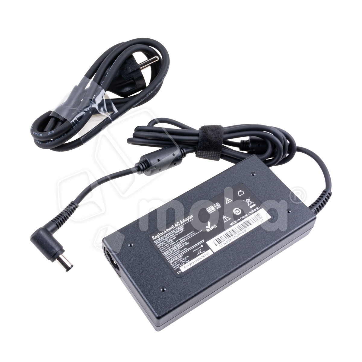 Блок питания (сетевой адаптер) для ноутбука HP 19,5V, 6,15A, 120W (7,4x5,0 с иглой)