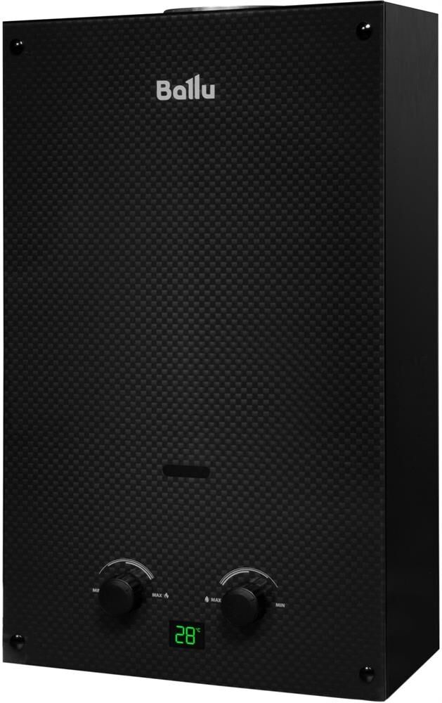 Водонагреватель газовый BALLU GWH 10 Fiery Glass Carbon