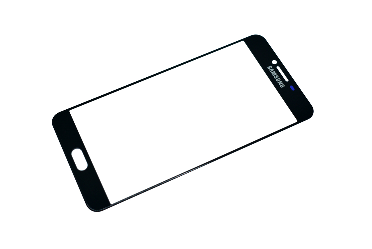 Стекло для переклейки Samsung Galaxy C7 черный