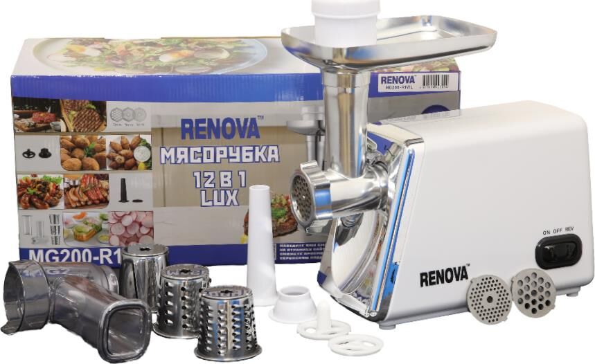 Мясорубка RENOVA MG200-R1WL
