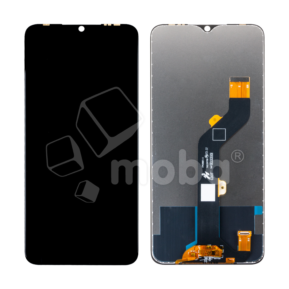 Дисплей для Tecno Spark 5 Air/Pouvoir 4 (KD6/LC7) в сборе с тачскрином Черный - OR (HD+, 300 Кд/м2, 60 Гц)