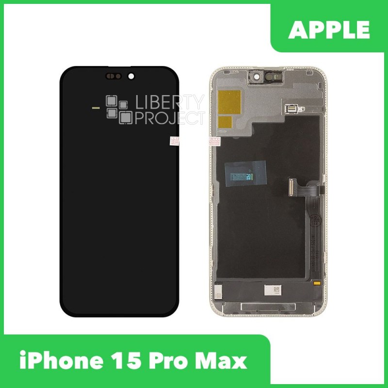 LCD дисплей для Apple iPhone 15 Pro Max (черный) матрица ZY OLED 120HZ