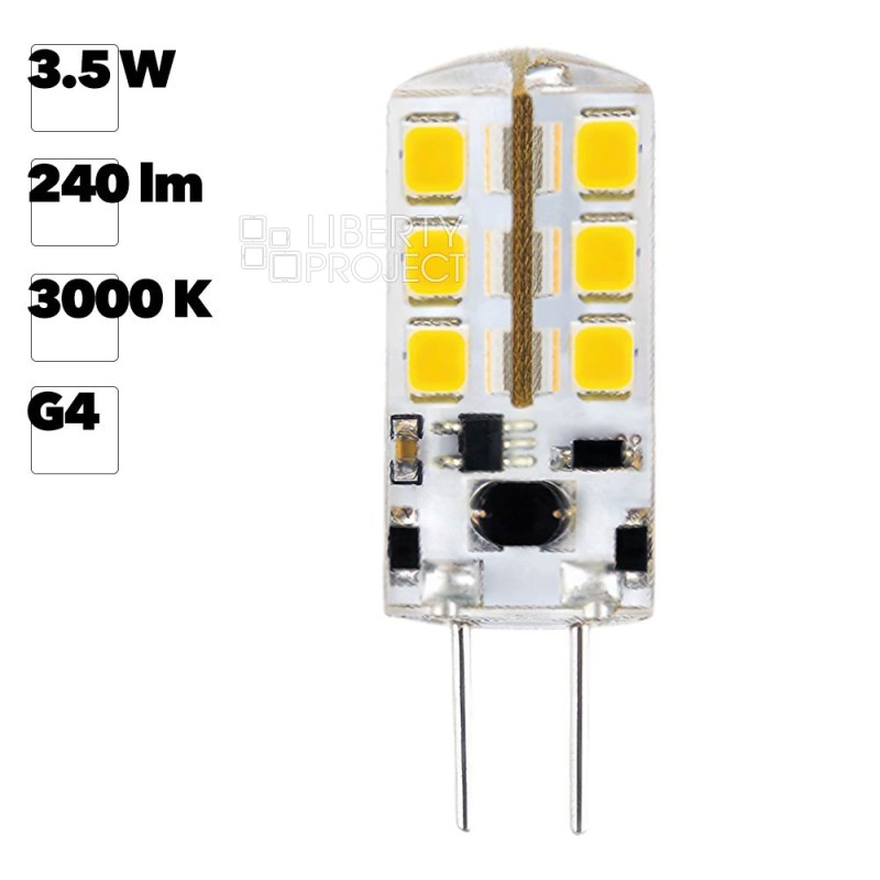 Светодиодная (LED) Лампа Smartbuy-G4-3_5W/3000/G4 (SBL-G4 3_5-30K)
