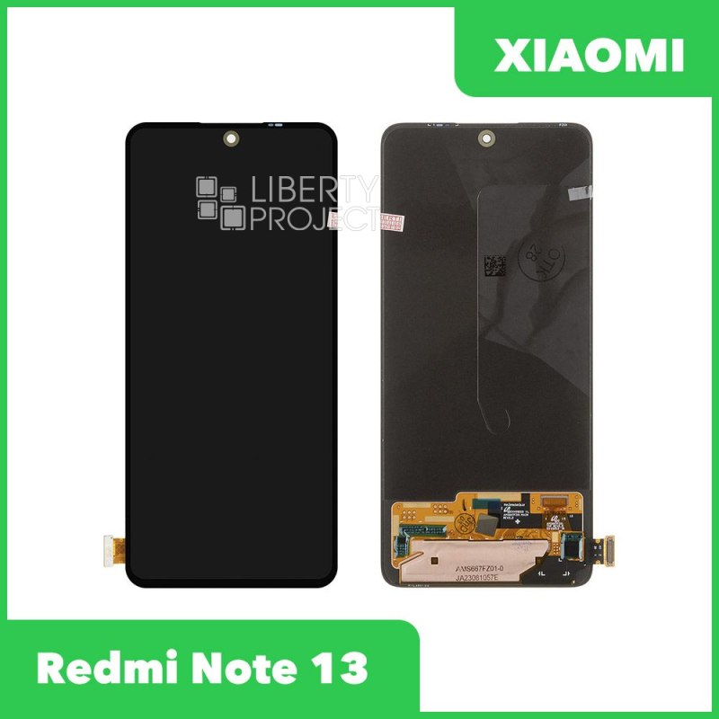 LCD дисплей для Xiaomi Redmi Note 13 4G/Note 14 4G с тачскрином OLED (черный)