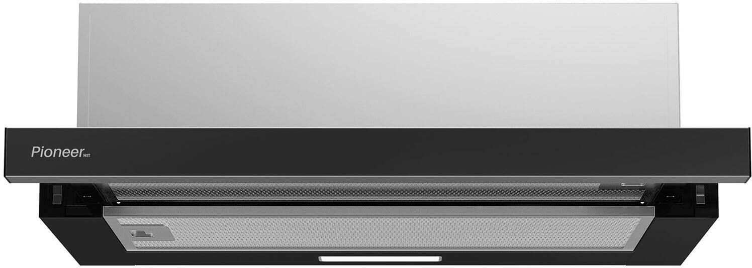 Вытяжка встраиваемая PIONEER HOB-6001TS_BL