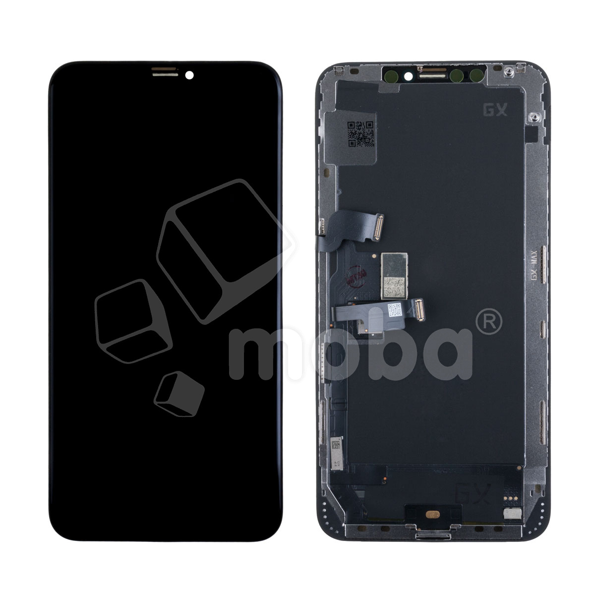 Дисплей для iPhone Xs Max (A1921/A2101) в сборе с тачскрином Черный - (Hard OLED, Full HD)