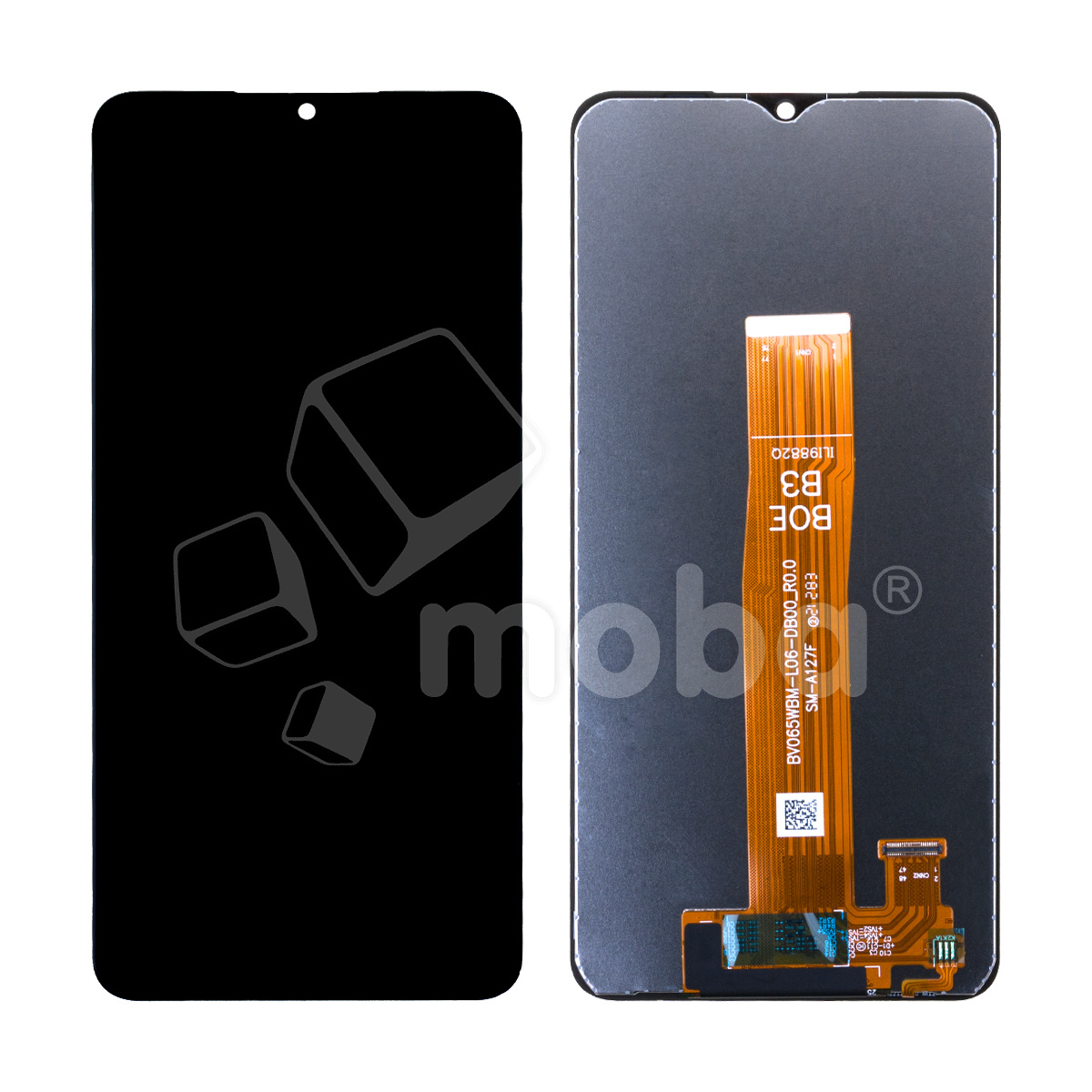 Дисплей для Samsung Galaxy A12 Nacho (A127F) в сборе с тачскрином Черный - OR (HD+, 300 Кд/м2, 60 Гц)
