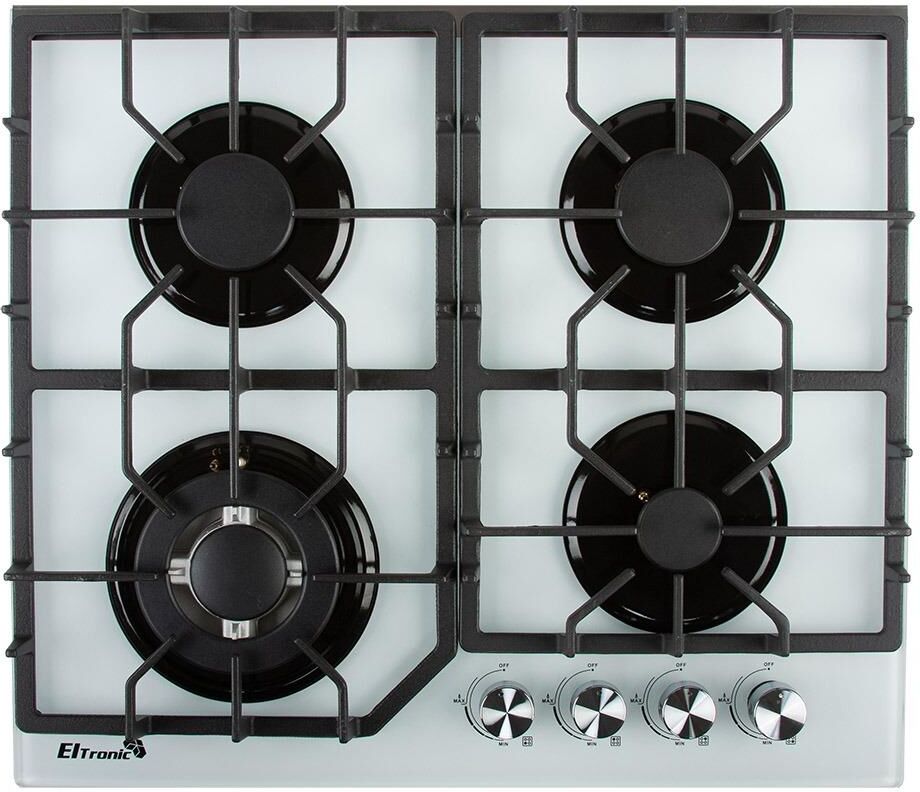 Варочная панель ELTRONIC (33-03) 4 конфорки , белый
