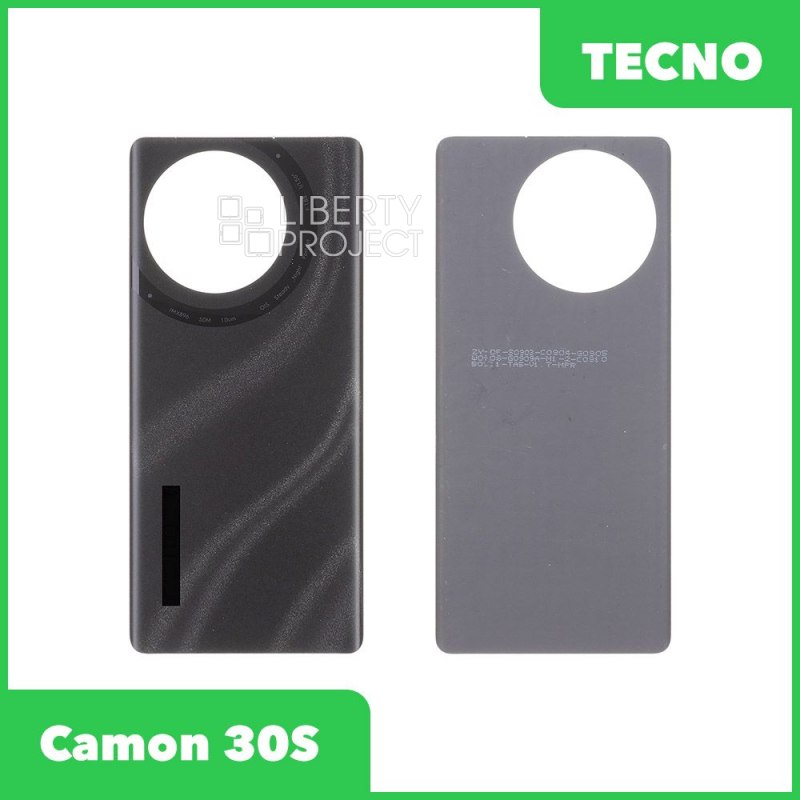Задняя крышка для Tecno Camon 30S (черный)