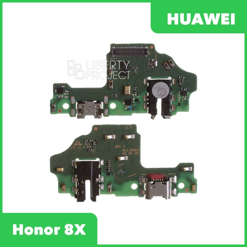 Шлейф/FLC Huawei Honor 8X (JSN-L21) на системный разъём/микрофон (оригинал)