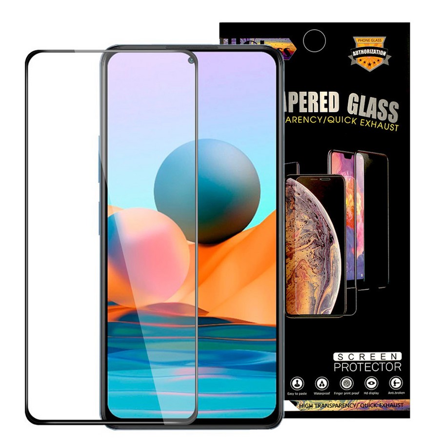 Защитное стекло полноэкранное Premium для Xiaomi Redmi 12/13 4G/Poco M6 4G/Poco M6 pro 5G черный
