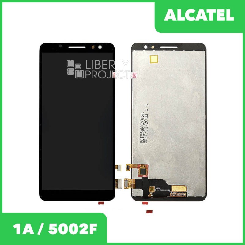 LCD дисплей для Alcatel 1A/5002F в сборе с тачскрином (черный) Premium Quality