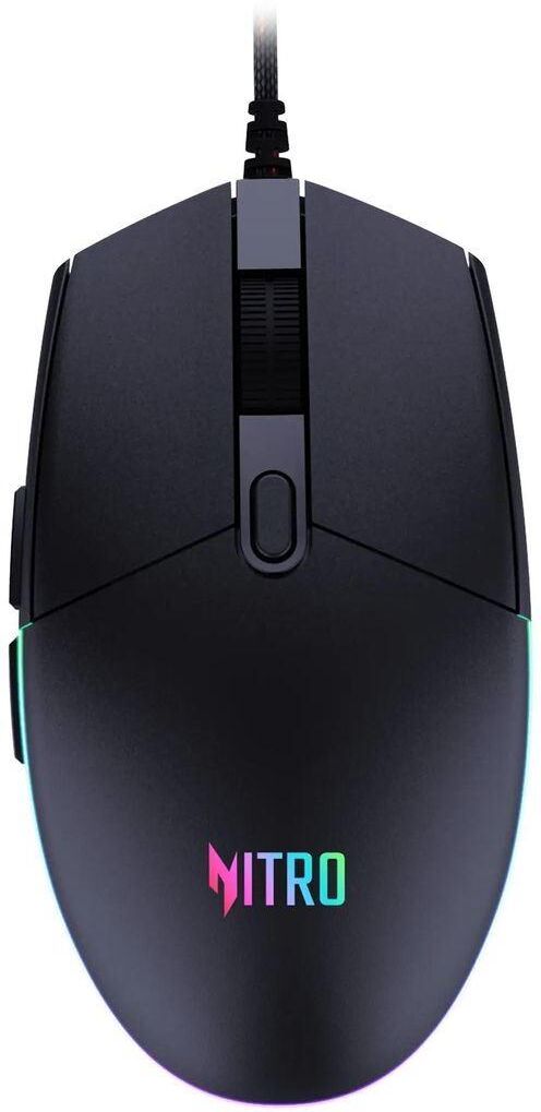ACER Мышь Nitro OMW400 черный оптическая 6400dpi USB 6but (ZL.MCEEE.02U)