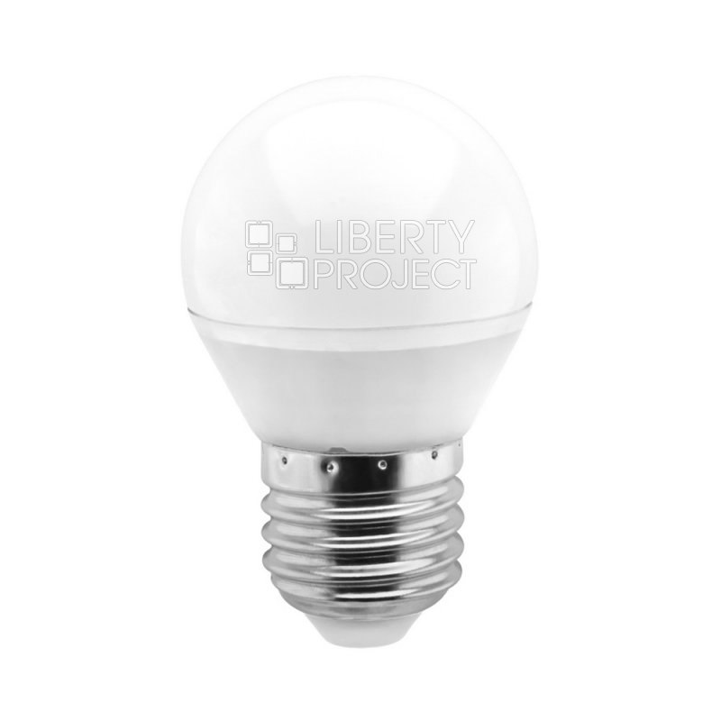 Светодиодная (LED) Лампа Smartbuy G45-07W/3000 теплый свет/ цоколь E27
