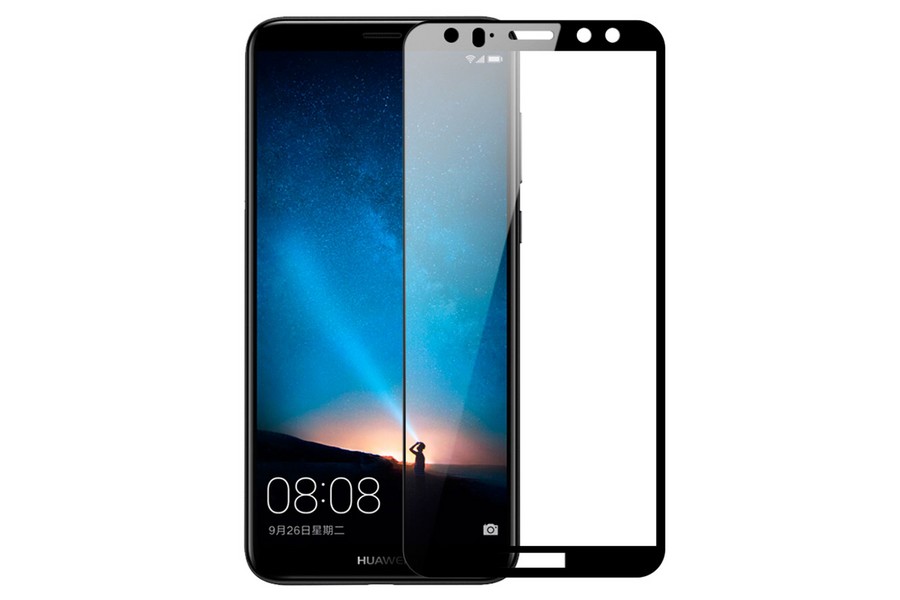 Защитное стекло 3D/5D/6D/9D/10D полноэкранное Full Glue (тех.пак) для Huawei Mate 10 Lite/ NOVA 2i/ HONOR 9i черный