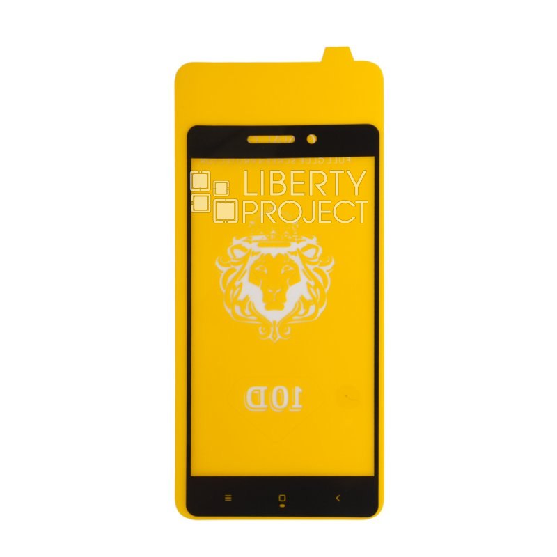 Защитное стекло для Xiaomi Redmi 3 Full Glue Original Glass 10D 0,3 мм (желтая подложка)