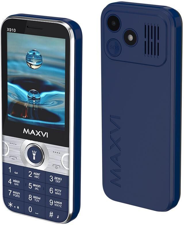Мобильный телефон MAXVI X910 синий