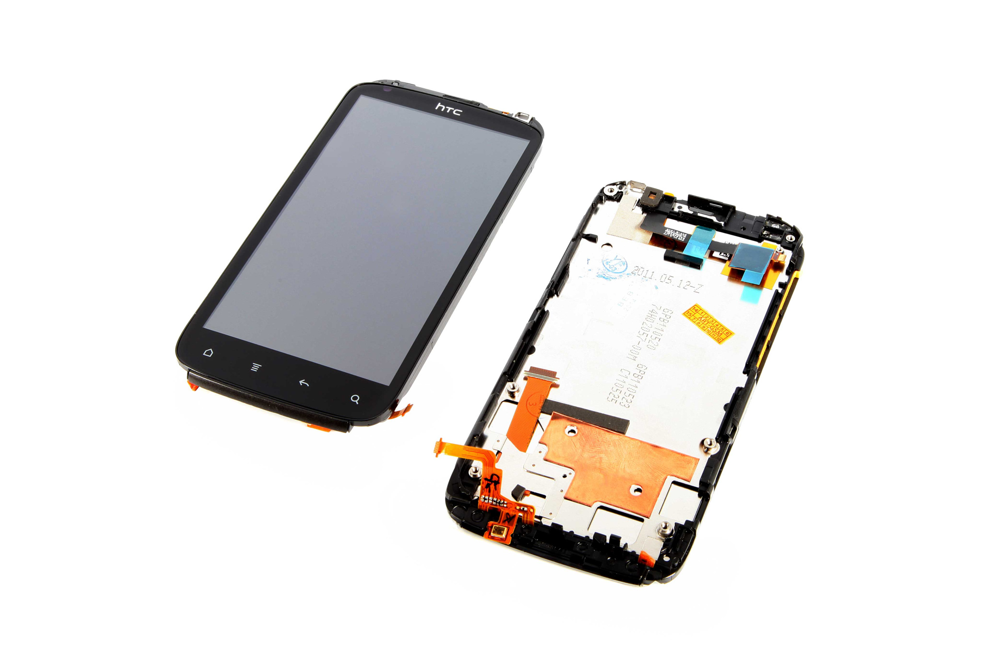 Дисплей для HTC Sensation Z710 с рамкой ORIG черный