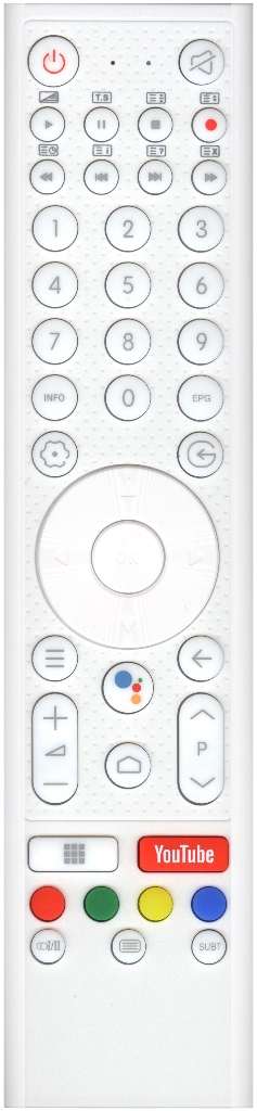 Пульт Huayu CH-VER.2 (JX-C005) Белый для телевизора Hyundai, Blaupunkt