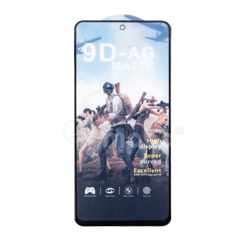 Защитное стекло "Матовое" для Xiaomi Redmi Note 10 Pro 4G/11 Pro 4G/5G/11E Pro/11 Pro+ 5G/12 Pro 4G/Poco X4 Pro 5G Черный