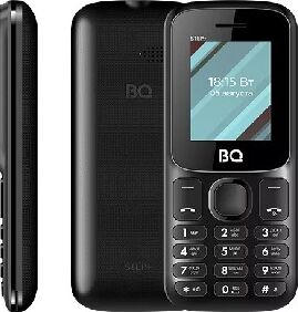Телефон мобильный (без СЗУ в комплекте) BQ 1848 Step+ Black