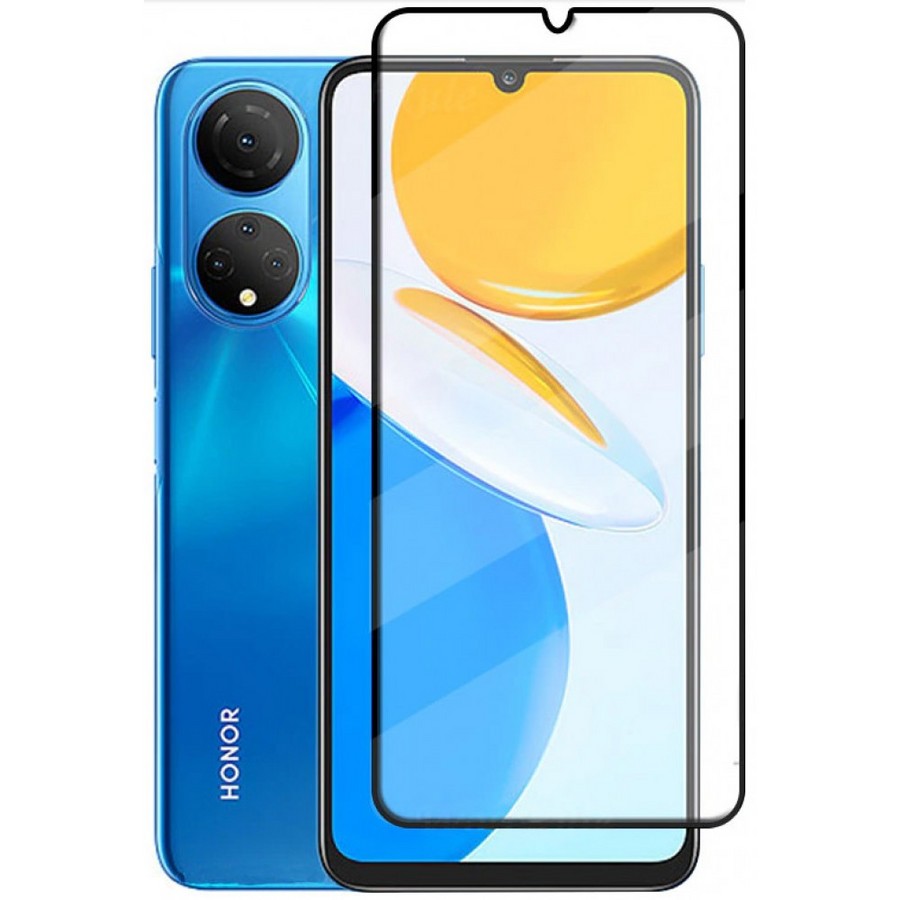 Защитное стекло 3D/5D/6D/9D/10D полноэкранное Full Glue (тех.пак) для Huawei Honor X7/ Huawey Nova Y70/Y71/y72 черный