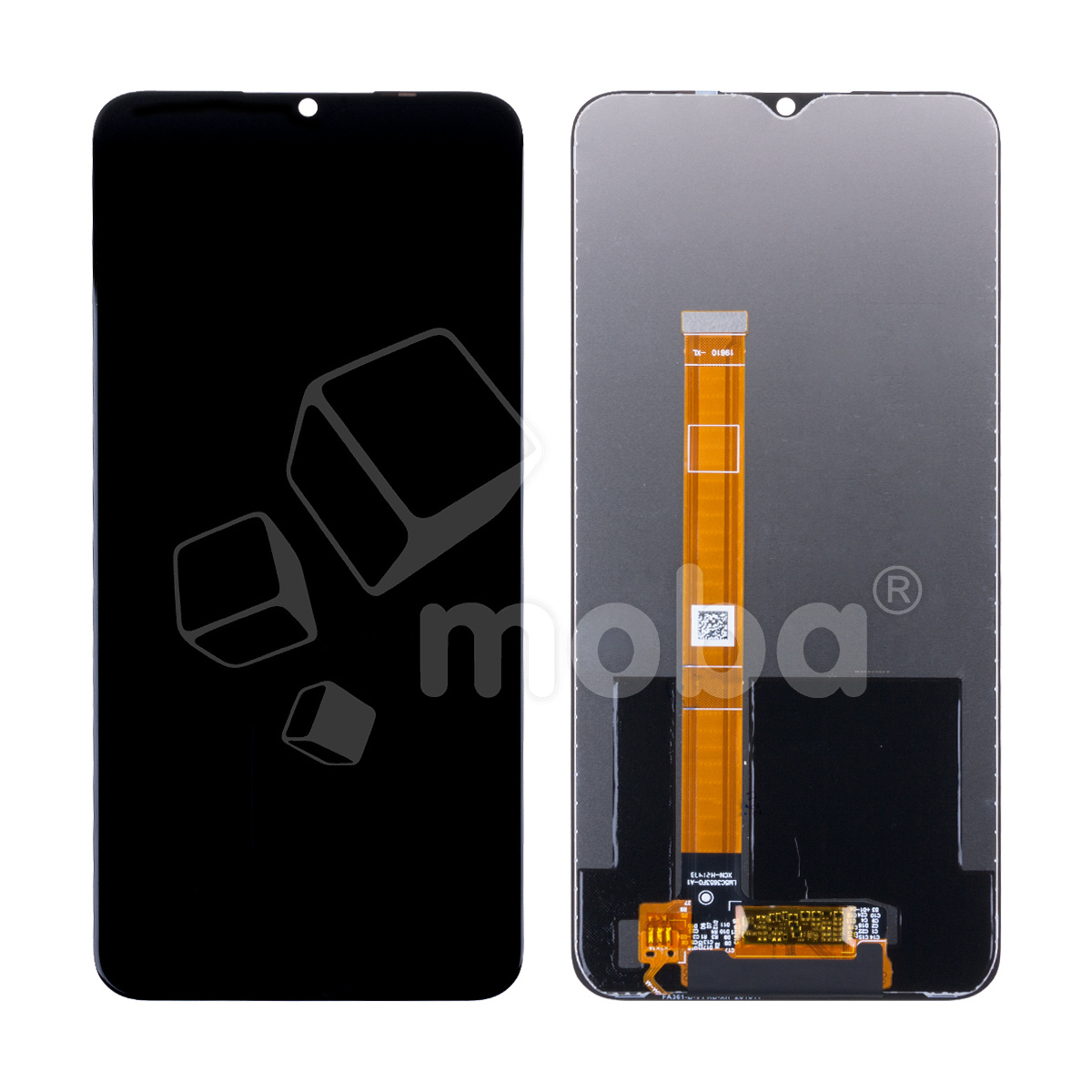 Дисплей для Realme C21Y (RMX3263) в сборе с тачскрином Черный - OR (HD+, 300 Кд/м2, 60 Гц)
