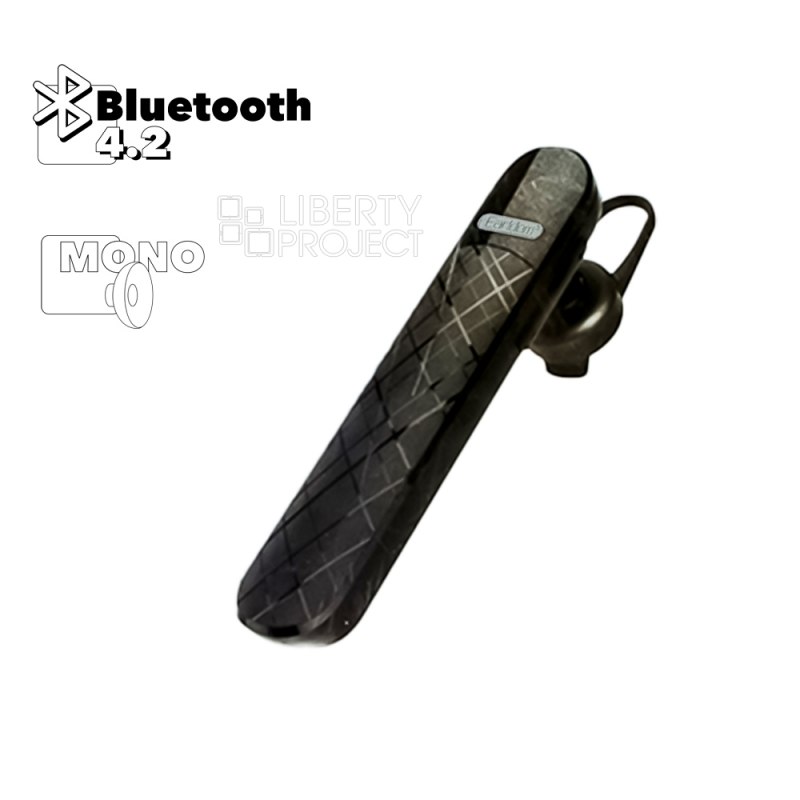 Bluetooth гарнитура Earldom ET-BH30 BT 5.0, вкладыши, моно (черный)