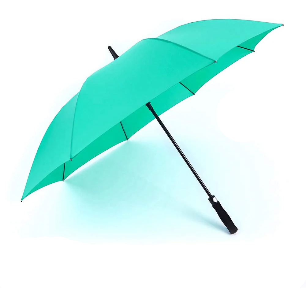 Зонт RiSETIME, Golf Automatic Umbrella, автоматический, трость с прямой ручкой, цвет: бирюзовый