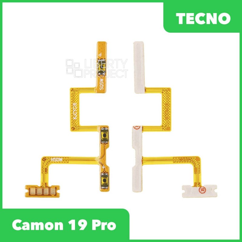 Шлейф/FLC Tecno Camon 19 Pro (CI8N) на кнопки громкости/включения